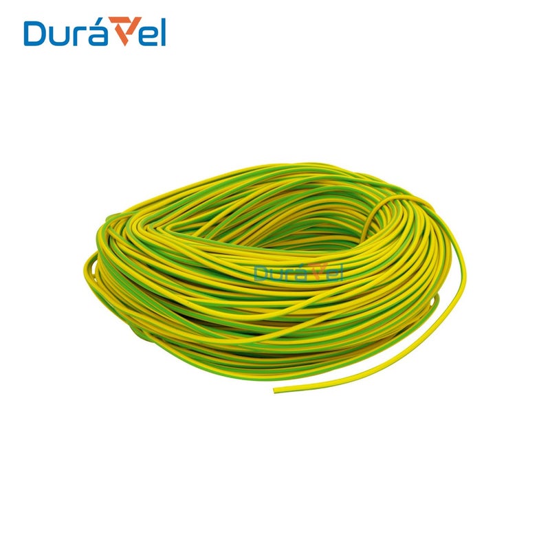 Duravel Copper Wire Conductor for Electrical Power Transmission - Yellow-Green, 90 Meters, 2mm - Image 3
